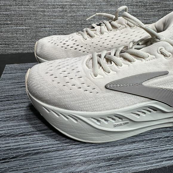 Brooks Womens Glycerin Max 1204361B208 Beige Running Shoes Sneakers Size 7.5 - Picture 3 of 16